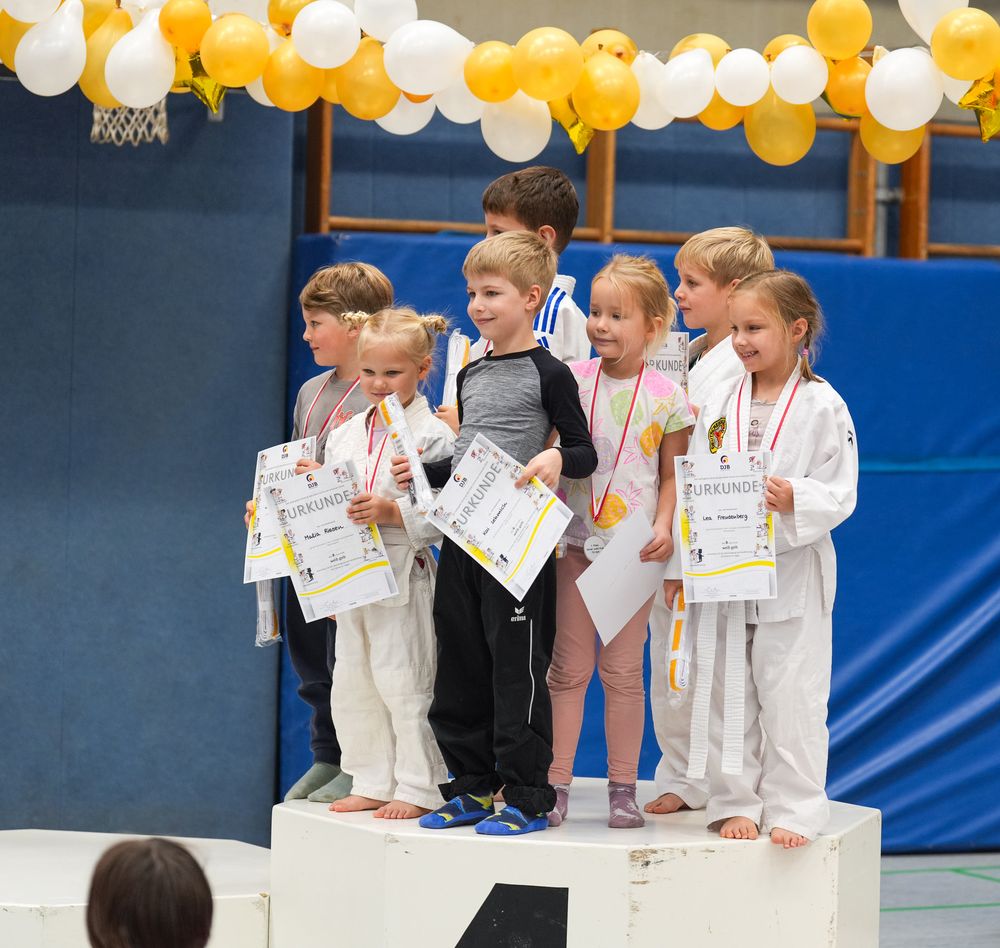 Verler Judo Cup Gürtelverleihung